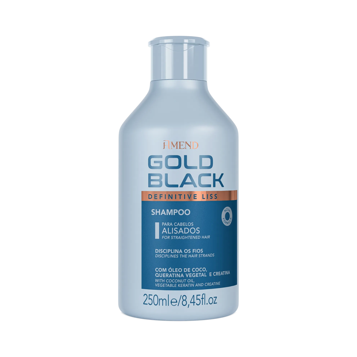 shampoo amend gold black definitive liss 250ml