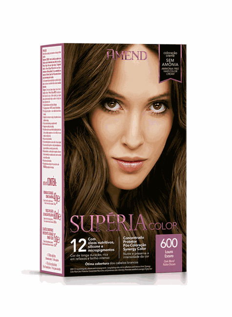 tonalizante amend superia color 600 louro escuro