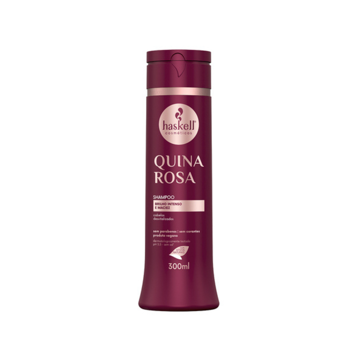 01 shampoo haskell quina rosa 300ml