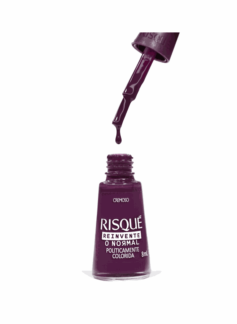 01 esmalte risque reinvente politicamente color 8ml