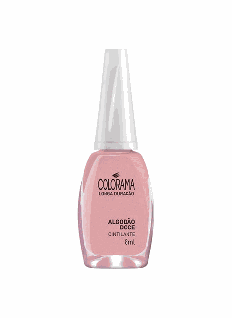 01 esmalte colorama 8ml algodao doce
